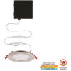 Commercial Electric Ultra Slim 4 in. Color Selectable New Construction and Remodel Canless Recessed Integrated LED Kit Nickel Commercial Electric Ultra Slim 4 in. Color Selectable New Construction and Remodel Canless Recessed Integrated LED Kit Nickel