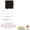 Commercial Electric Ultra Slim 4 in. Color Selectable New Construction and Remodel Canless Recessed Integrated LED Kit Commercial Electric Ultra Slim 4 in. Color Selectable New Construction and Remodel Canless Recessed Integrated LED Kit