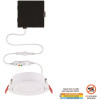 Commercial Electric Ultra-Low Glare 4 in. Color Selectable New Construction and Remodel Canless Recessed Integrated LED Kit Commercial Electric Ultra-Low Glare 4 in. Color Selectable New Construction and Remodel Canless Recessed Integrated LED Kit