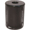 Everest 55 Gal. Black Trash Receptacle with Flat Top