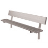 6 ft. All-Aluminum In-Ground Mount Player's Bench with Back