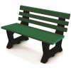 Brooklyn 4 ft. Green Recycled Plastic Bench