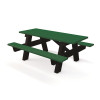 A-Frame 6 ft. Green Recycled Plastic Picnic Table