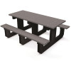 Park Place 6 ft. Gray Recycled Plastic Picnic Table