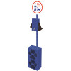 Blue Pet Waste Station