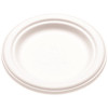 BRIDGE-GATE 6 in. White Bagasse Plate (1000 per Case)