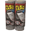 FLEX SEAL FAMILY OF PRODUCTS Flex Tape Gray 12 in. x 10 ft. Strong Rubberized Waterproof Tape (4-Piece)