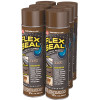 FLEX SEAL FAMILY OF PRODUCTS Flex Seal 14 oz. Brown Aerosol Liquid Rubber Sealant Spray Coating Cans (6-Piece)