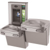 OASIS VersaCooler II COMBO ADA Stainless Electronic Bottle Filler and Bi-Level Drinking Fountain