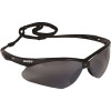 KLEENGUARD Nemesis Safety Eyewear, Smoke Mirror with Black Frame