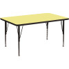 Carnegy Avenue Yellow Rectangular Activity Tables