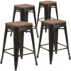 Carnegy Avenue 24 in. Black Bar Stool - 4 pack Carnegy Avenue 24 in. Black Bar Stool - 4 pack