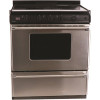 Premier 30 in. 3.91 cu. ft. Smooth Top Electric Range in. Stainless Steel 4-Burner Power Cord Sold Separately