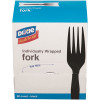 Dixie Medium-Weight Black, Polystyrene Disposable Plastic Forks & Sporks,( 6 Boxes at 90 Per Box)