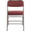 Carnegy Avenue Burgundy Metal Folding Chair (4-Pack)