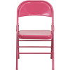 Carnegy Avenue Shockingly Fuchsia Metal Folding Chair (2-Pack) Carnegy Avenue Shockingly Fuchsia Metal Folding Chair (2-Pack)