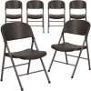Carnegy Avenue Black Metal Folding Chair (6-Pack)