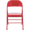 Flash Furniture Red Metal Folding Chair (4-Pack)