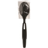 Dixie Ultra Black Series-W Heavy-Weight Polypropylene Wrapped Plastic Disposable Teaspoon Refill
