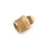 Anderson Metals 3/8 in. fine thread (9/16-24 pattern Flare) x 3/8 in. MIP Half Union (10/Bag) Anderson Metals 3/8 in. fine thread (9/16-24 pattern Flare) x 3/8 in. MIP Half Union (10/Bag)
