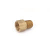 Anderson Metals 1/4 in. Inverted Flare x 1/4 in. MIP Connector (Bag of 10) Anderson Metals 1/4 in. Inverted Flare x 1/4 in. MIP Connector (Bag of 10)
