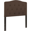 Carnegy Avenue Dark Brown Twin Headboard Panel Design