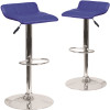 Carnegy Avenue 35.25 in. Blue Bar Stool (Set of 2) Carnegy Avenue 35.25 in. Blue Bar Stool (Set of 2)