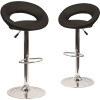Carnegy Avenue 40.75 in. Black Bar Stool (Set of 2) Carnegy Avenue 40.75 in. Black Bar Stool (Set of 2)