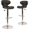 Carnegy Avenue 43 in. Black Bar Stool (Set of 2) Carnegy Avenue 43 in. Black Bar Stool (Set of 2)