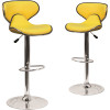 Carnegy Avenue 43 in. Yellow Bar Stool (Set of 2) Carnegy Avenue 43 in. Yellow Bar Stool (Set of 2)