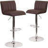 Carnegy Avenue 33.5 in. Brown Bar Stool (Set of2) Carnegy Avenue 33.5 in. Brown Bar Stool (Set of2)