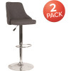 Carnegy Avenue 32.5 in Dark Gray Fabric Bar Stool (Set of 2) Carnegy Avenue 32.5 in Dark Gray Fabric Bar Stool (Set of 2)