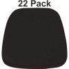 Carnegy Avenue Black Chair Pad (Set of 22)