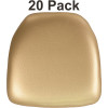 Carnegy Avenue Gold Vinyl Chair Pad (Set of 20)