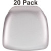 Carnegy Avenue Silver Vinyl Chair Pad (Set of 20)