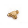 Anderson Metals 1/2 in. Flare x Flare x MIP Brass Tee (10-Bag) Anderson Metals 1/2 in. Flare x Flare x MIP Brass Tee (10-Bag)