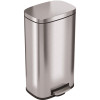 HLS COMMERCIAL 8 Gal. Soft Step Stainless Steel Trash Can with Odor Filter and Removable Plastic Liner HLS COMMERCIAL 8 Gal. Soft Step Stainless Steel Trash Can with Odor Filter and Removable Plastic Liner