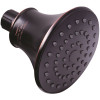 Premier 1-Spray 4.1 in. Single Wall Mount Low Flow Fixed Shower Head in Bronze