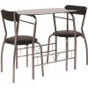 Carnegy Avenue 3-Piece Black Glass Dining Table and Chair Sets