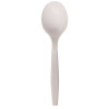 NUTRI-BON DISTRIBUTION CO., INC. Medium Weight White Polypropylene Soupspoon (1000 per case)