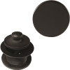 Westbrass Illusionary Overflow with Lift and Turn Bath Drain Trim Only, Matte Black