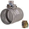 Suncourt 6 in. Motorized Adjustable Damper, Open