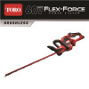 Toro Flex-Force 24 in. 60V Max Lithium-Ion Cordless Hedge Trimmer (Bare-Tool)