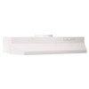 Broan-NuTone BUEZ2 30 in. 230 Max Blower CFM Ducted Under-Cabinet Range Hood with Light and Easy Install System in White