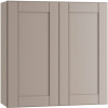 Veiled Gray Shaker Assembled Plywood Wall Kitchen Cabinet with Soft Close 24 in. x 30 in. x 12 in.