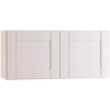 Vesper White Shaker Assembled Plywood Wall Kitchen Cabinet with Soft Close 36 in. x 12 in. x 12 in.