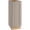 Veiled Gray Shaker Assembled Plywood Base Kitchen Cabinet with Soft Close 9 in. x 34.5 in. x 24 in.