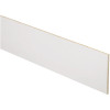 Vesper White Shaker Assembled Plywood 96 in. x 4.5 in. x 0.125 in. Kitchen Cabinet Matching Toe Kick