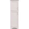 MagickWoods Brixton 18 in. W x 19-1/8 in. D x 60 in. H Linen Cabinet in Vanilla White