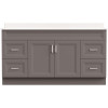 MagickWoods Marlow 60 in. W x 21 in. D Bath Vanity Cabinet Only in Gray Slate